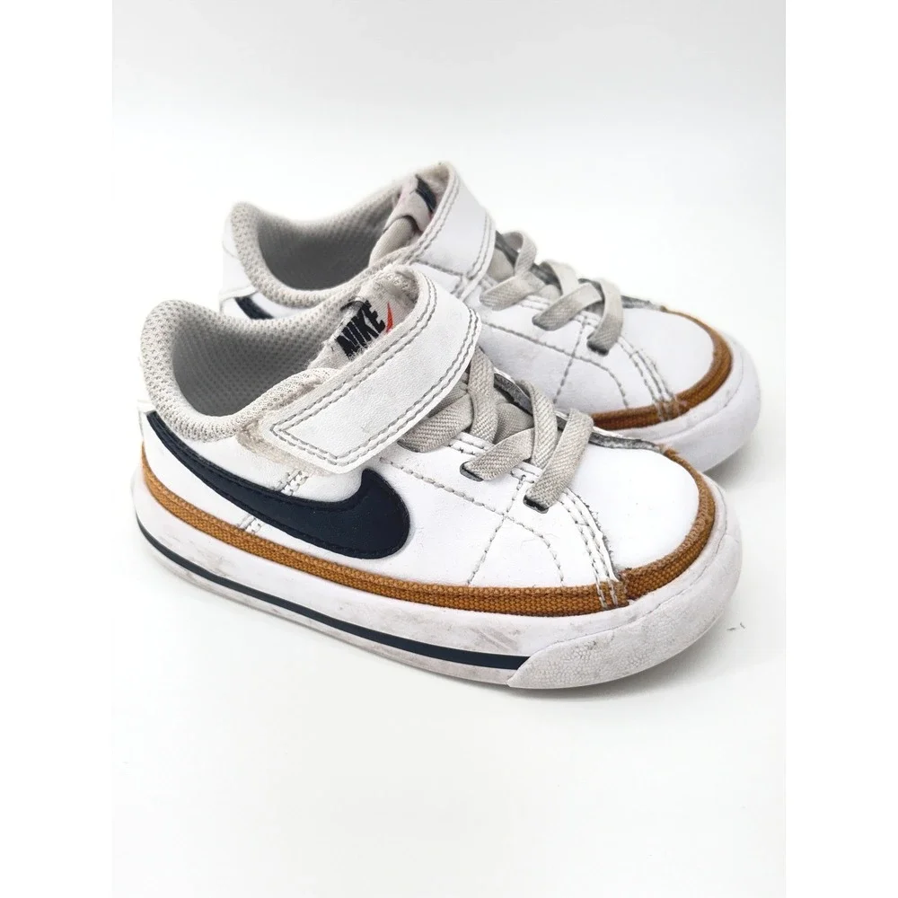 Nike Court Legacy Sneakers Kids Toddler  5C White Navy DA5382-102
